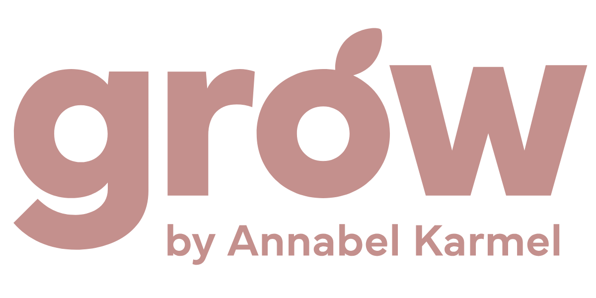 Official Annabel Karmel logo showcased at a baby expo in Australia – offering premium baby food solutions.